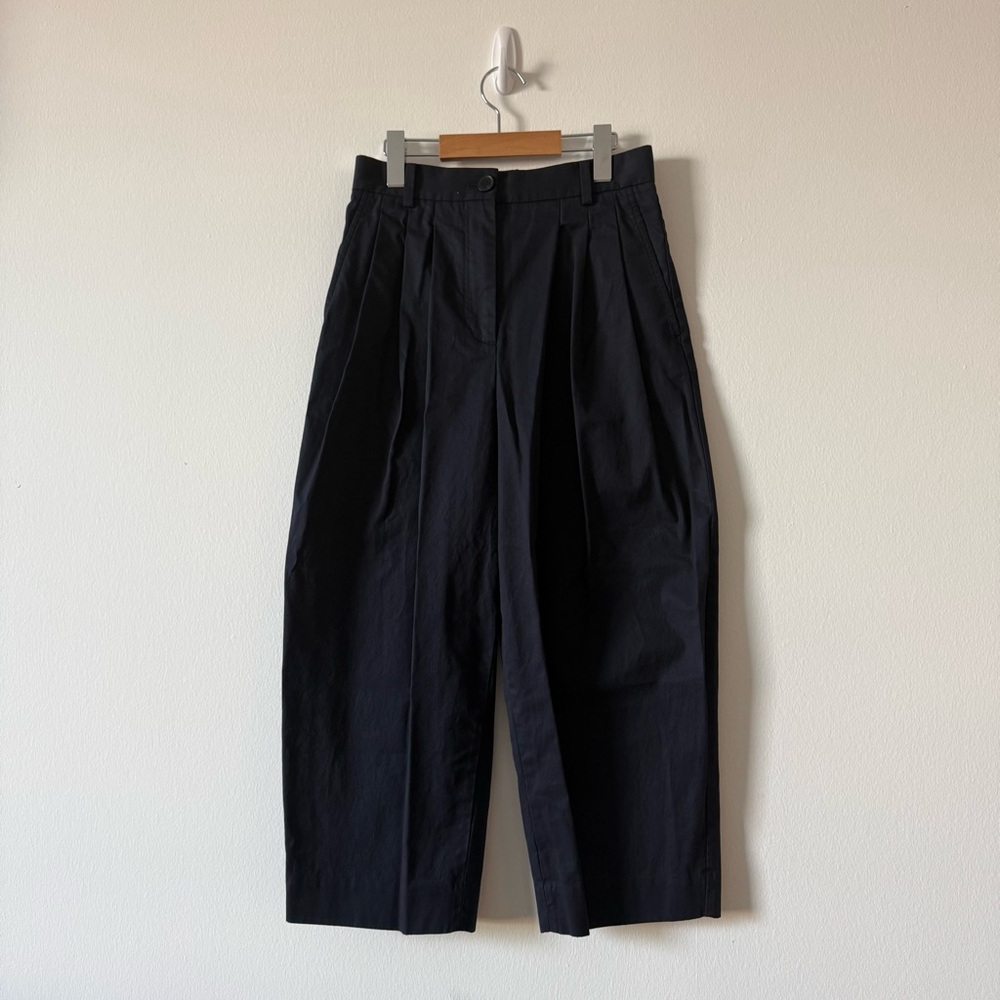 COS Navy Wide-Leg Pants